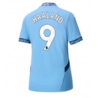 Fotbalové Dres Manchester City Erling Haaland #9 Dámské Domácí 2024-25 Krátký Rukáv